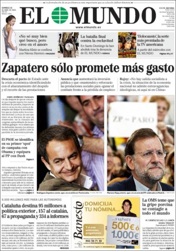 El Mundo, 26.04.09