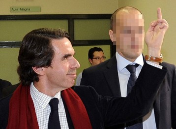 Aznar, ex presidente del Gobierno, en una universidad. | Reuters